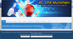 Desktop Screenshot of epa-bowling-club.de